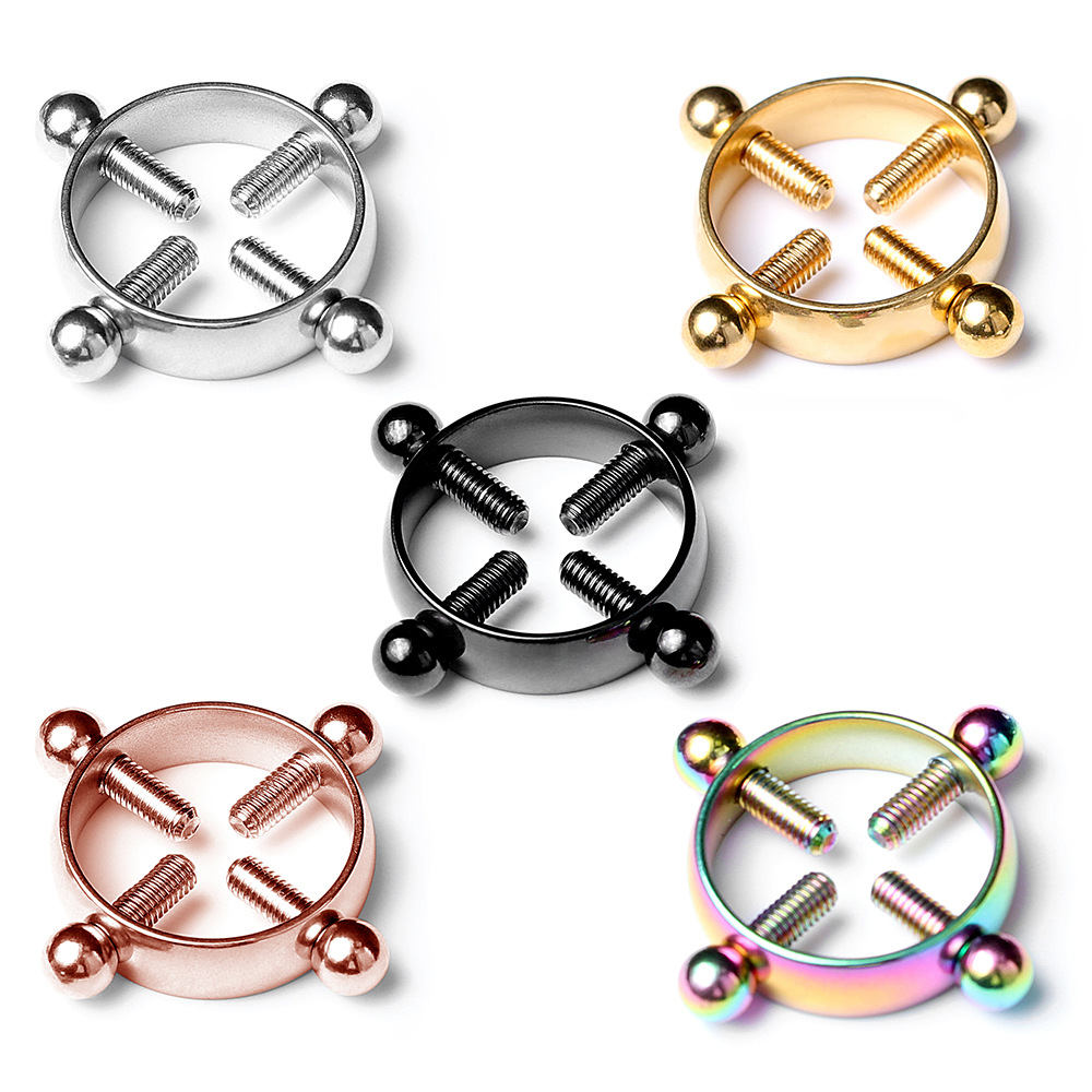 1pair Stainless Steel Cross Ni - Men Accessories Ring avis et prix