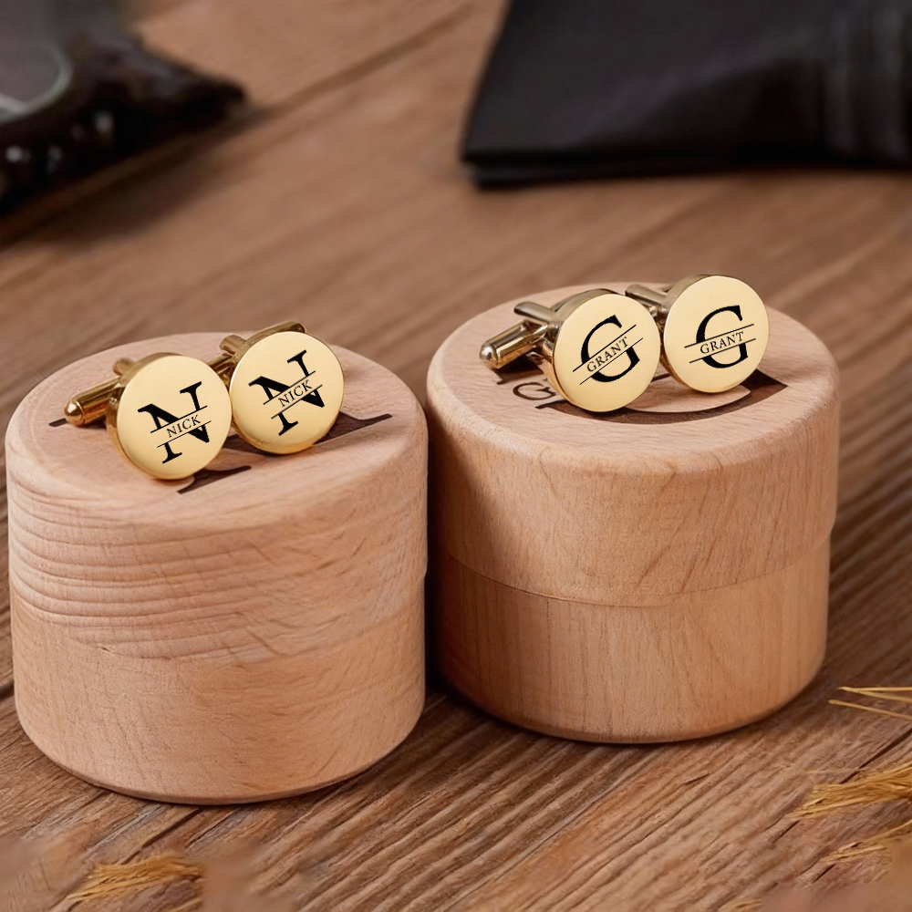 Personalized Wedding Cufflinks - Cufflink Box Set avis et prix