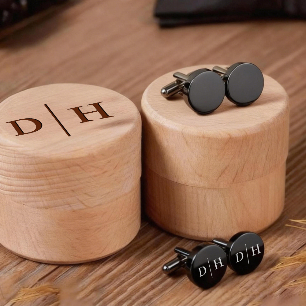 Personalized Wedding Cufflinks - Cufflink Box Set avis et prix
