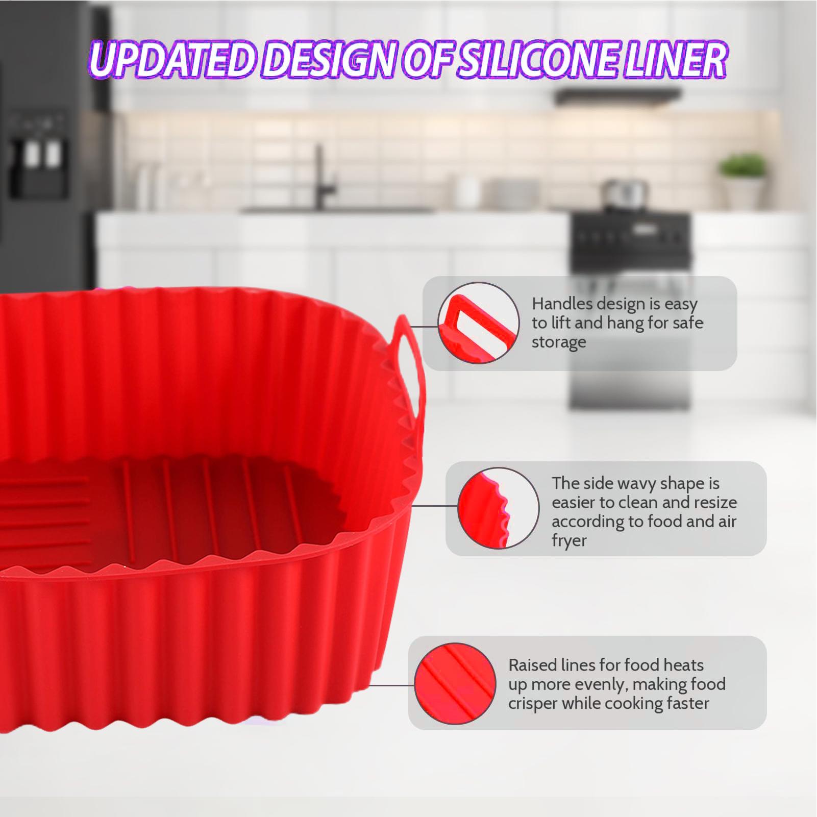 Air Fryer Silicone Liners Pot  - Men'S Accessories Tray avis et prix