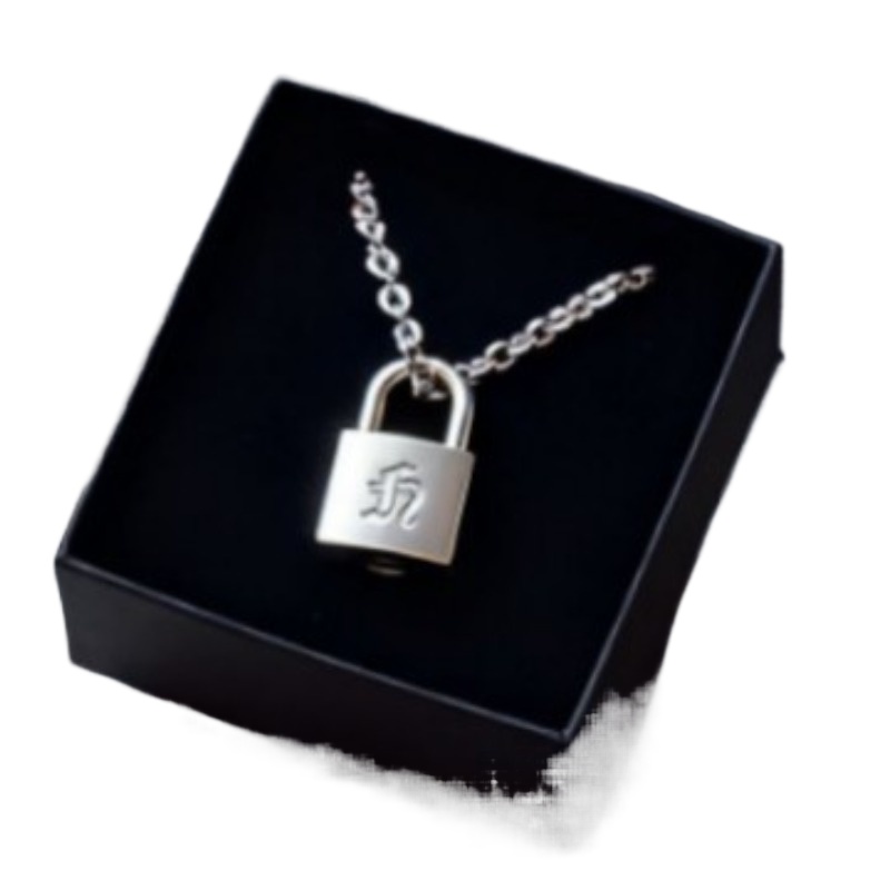 Smooth Matte Finish Metal Lock - Men Accessories Style avis et prix