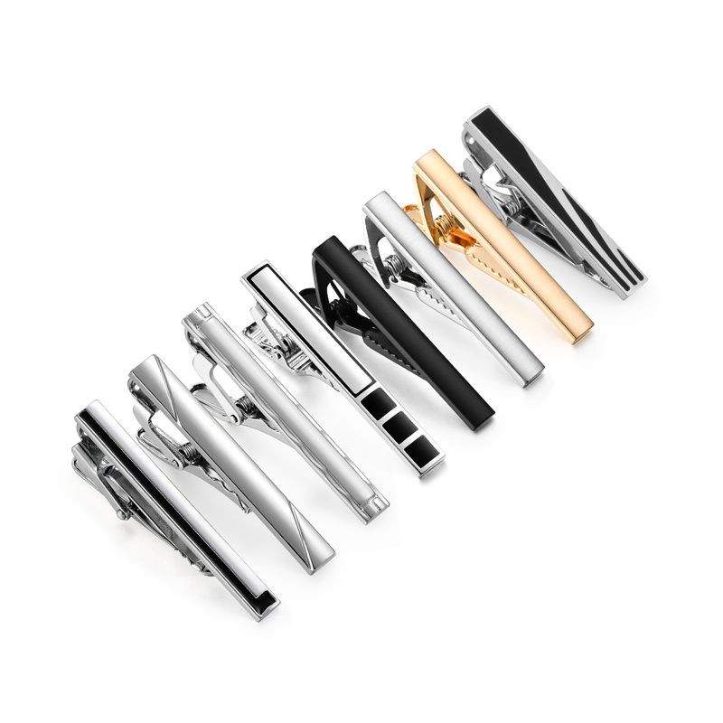 8 PCS Short Tie Clips Set With - Cufflink Box Set avis et prix