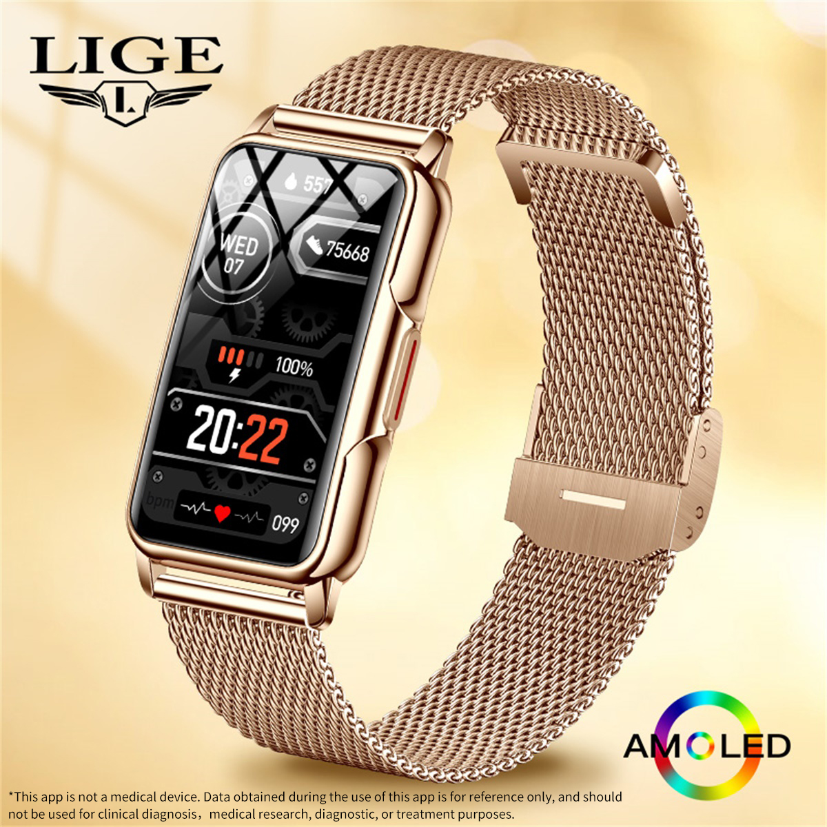 LIGE Smart Watch Men Women Fit - Men Accessories Bracelet avis et prix