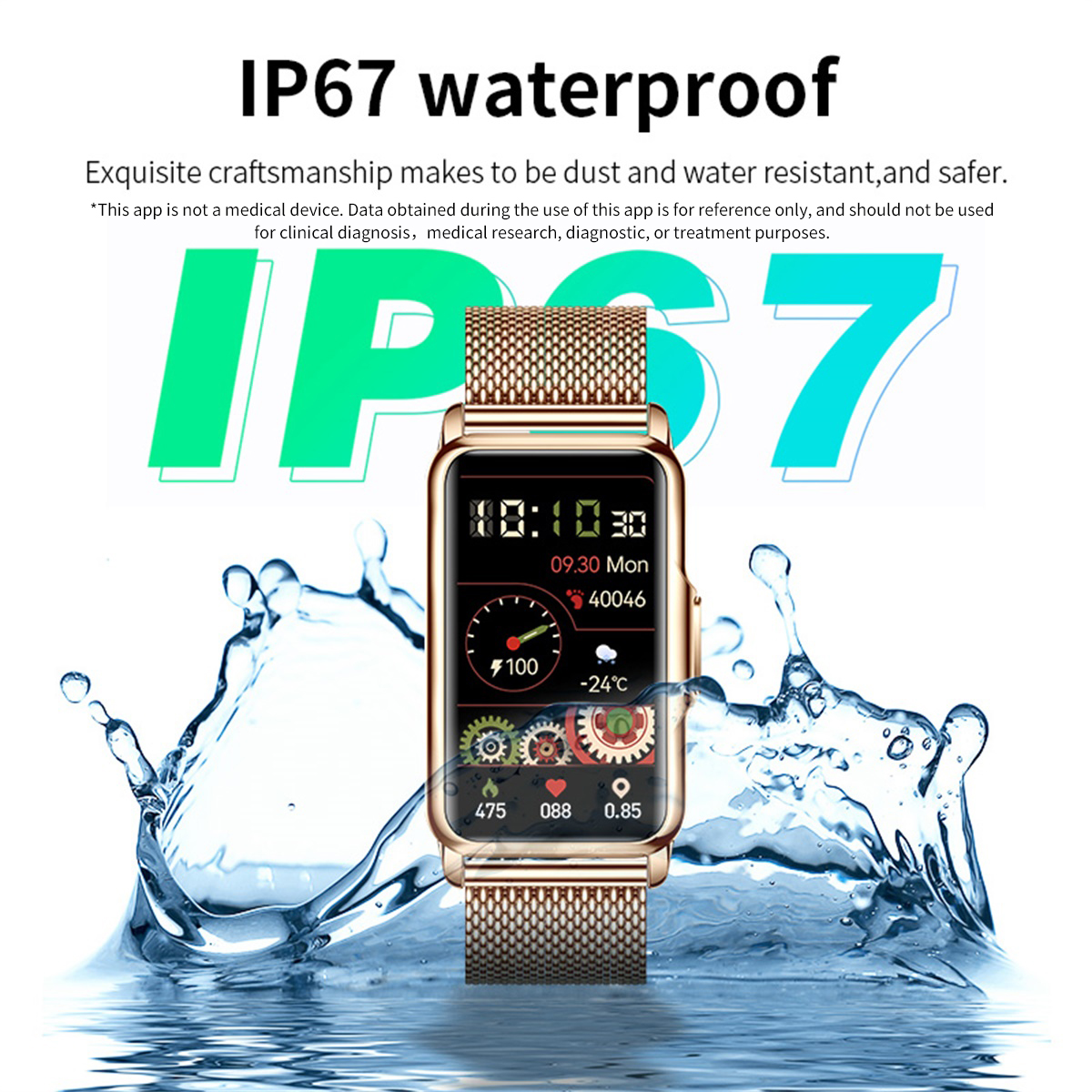 LIGE Smart Watch Men Women Fit - Men Accessories Bracelet avis et prix